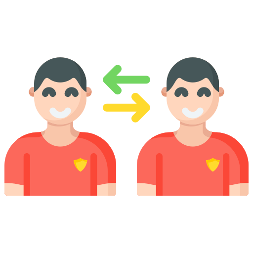 sustitución icono gratis