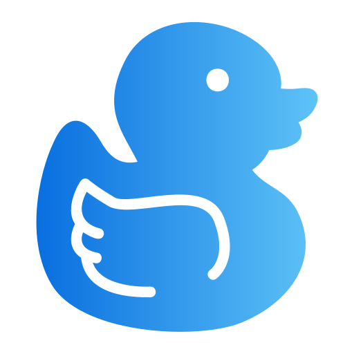 patito de goma icono gratis