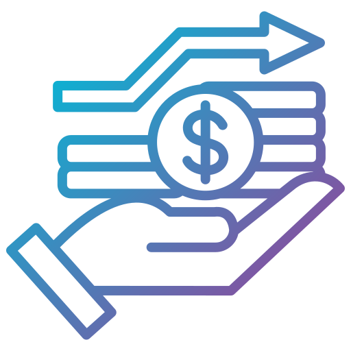 ganancia icono gratis