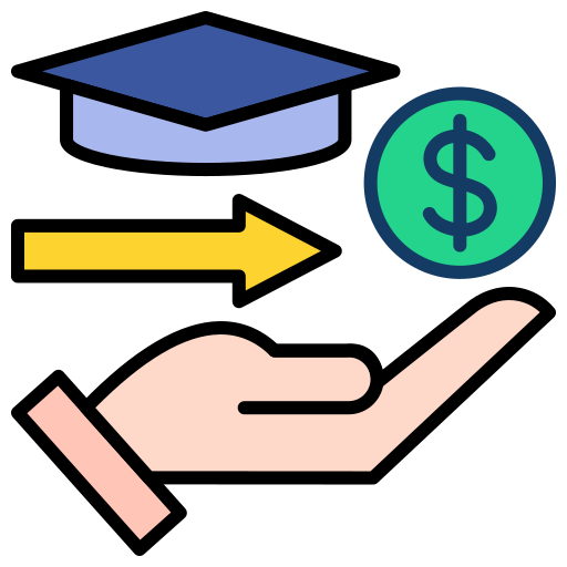 alfabetización financiera icono gratis