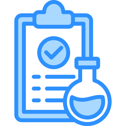 resultados del experimento icono gratis