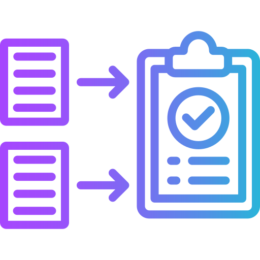 validación de datos icono gratis