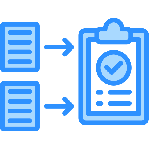 validación de datos icono gratis