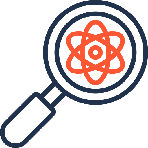 investigación científica icono gratis