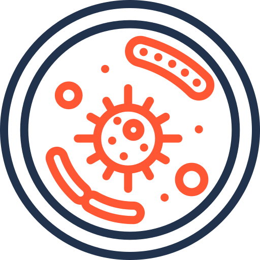 microbiología icono gratis