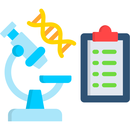 investigación de laboratorio icono gratis