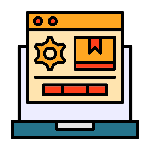 gestión de productos icono gratis