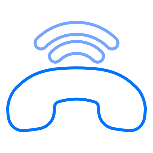 teléfono sonando icono gratis