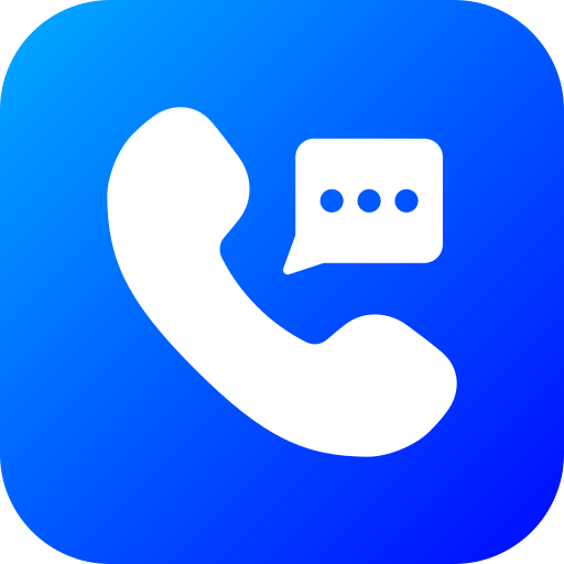 conversación telefónica icono gratis