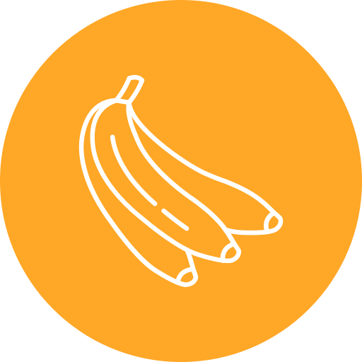 plátanos icono gratis