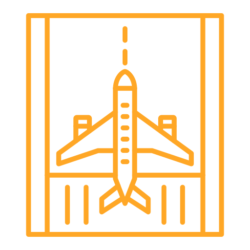 Взлетно-посадочная полоса бесплатно иконка