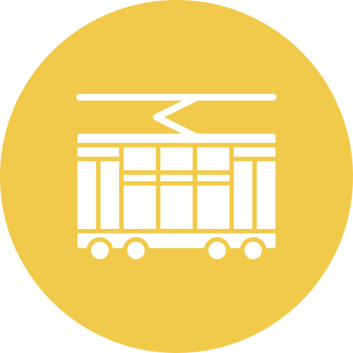 Трамвай бесплатно иконка Трамвай бесплатно иконка