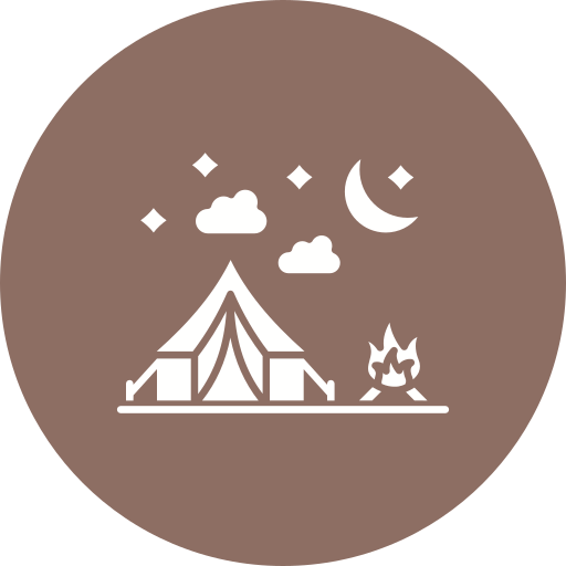 Ночной лагерь бесплатно иконка