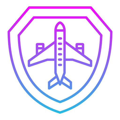 seguro de viaje icono gratis