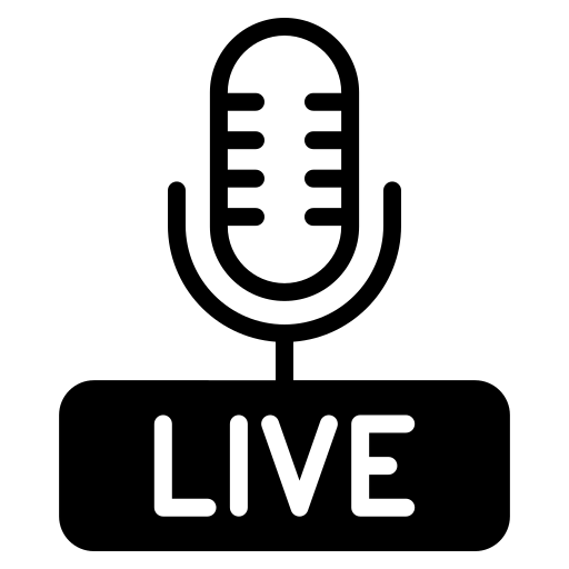 Live broadcast free icon