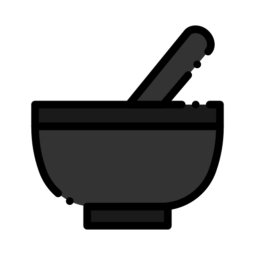 Mortar and pestle free icon Mortar and pestle free icon