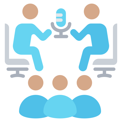 Talk show free icon