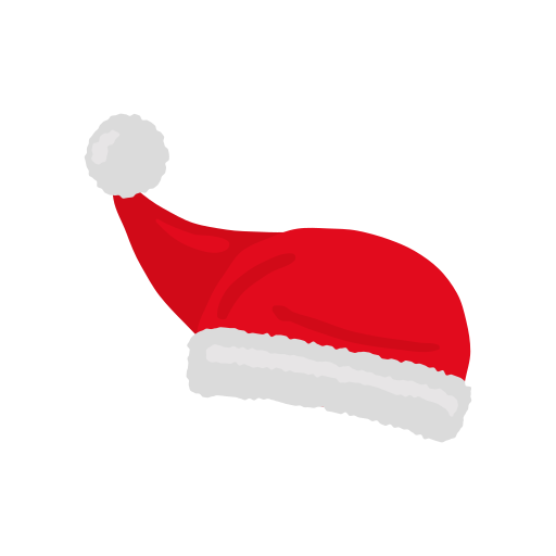 gorro de papá noel icono gratis