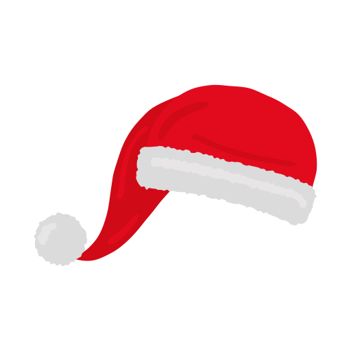 gorro de papá noel icono gratis