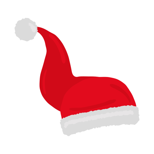 gorro de papá noel icono gratis