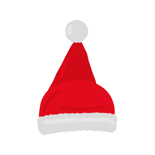 gorro de papá noel icono gratis