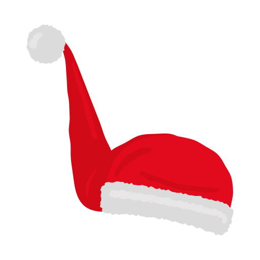 gorro de papá noel icono gratis