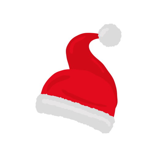 gorro de papá noel icono gratis