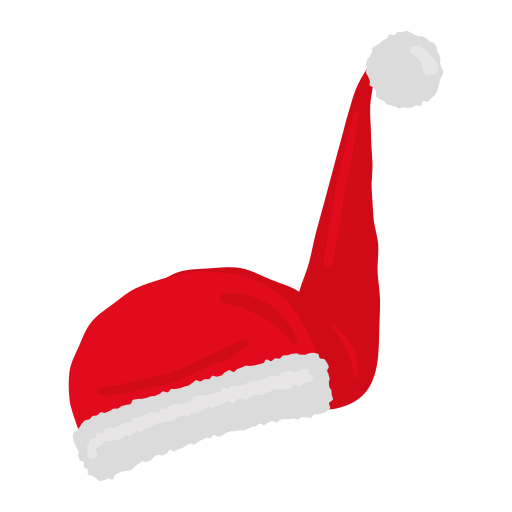 gorro de papá noel icono gratis