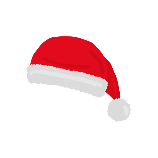 gorro de papá noel icono gratis