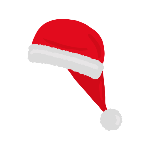 gorro de papá noel icono gratis