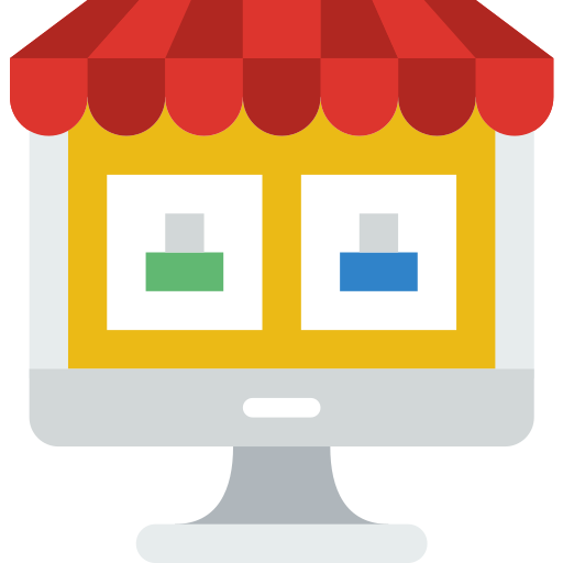 tienda online icono gratis