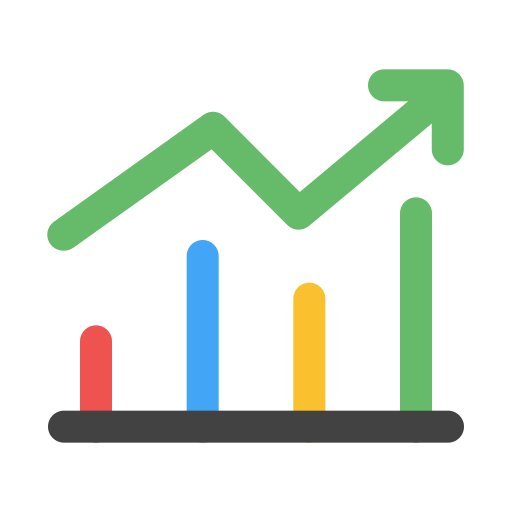 Chart free icon