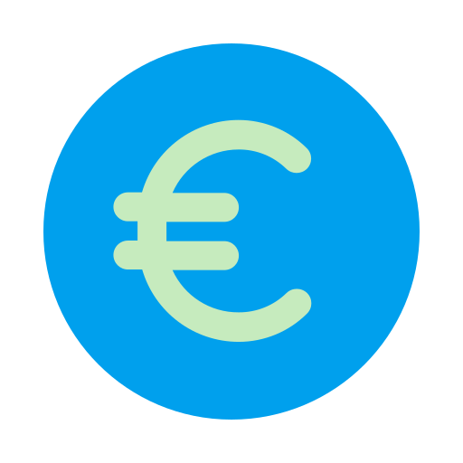 euro icono gratis