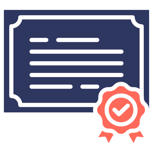 Сертификат бесплатно иконка