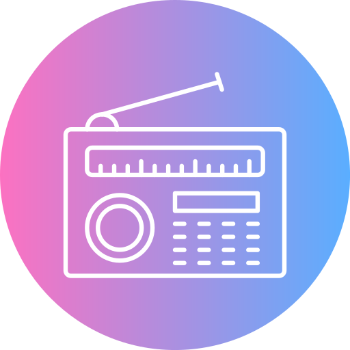 aplicación de radio icono gratis