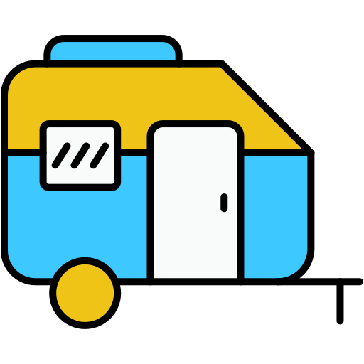 furgoneta de camping icono gratis