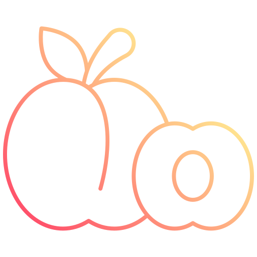 albaricoque icono gratis