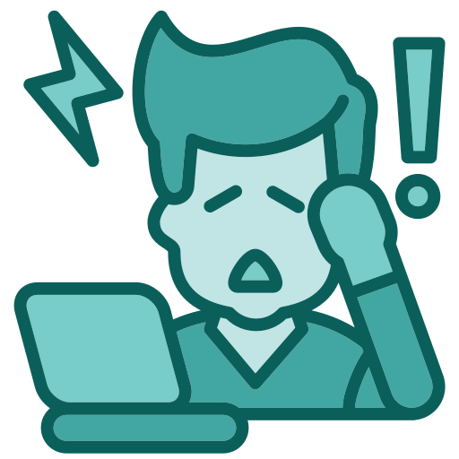 Panic attack free icon Panic attack free icon