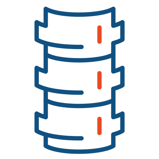 columna vertebral icono gratis