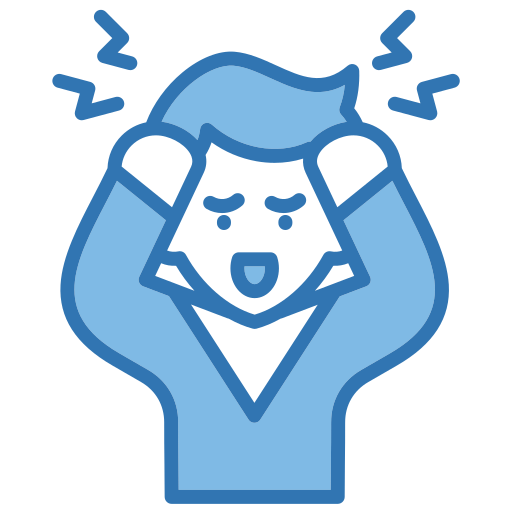 estrés icono gratis