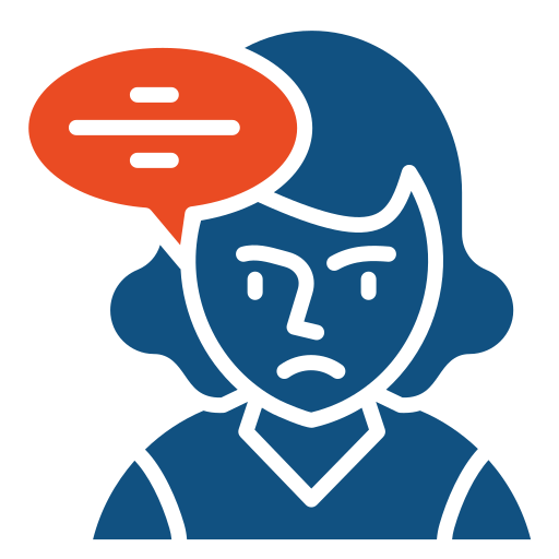 tartamudez icono gratis