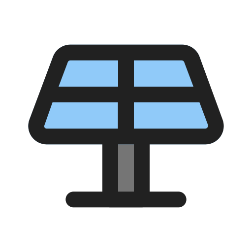 panel solar icono gratis