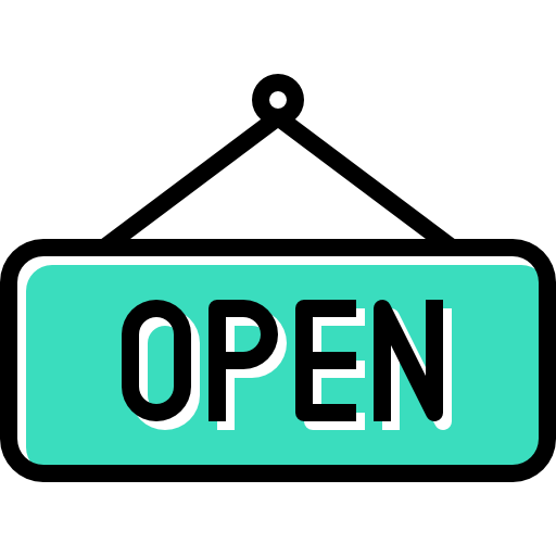 Open - Free signs icons