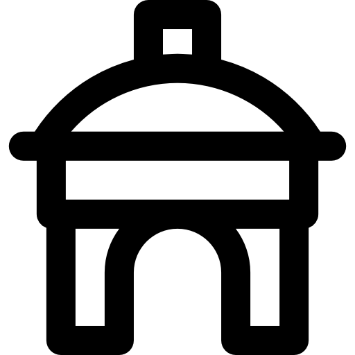 Barbecue Basic Rounded Lineal Icon