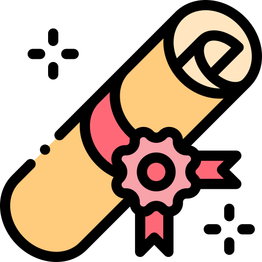 Certificado icono gratis