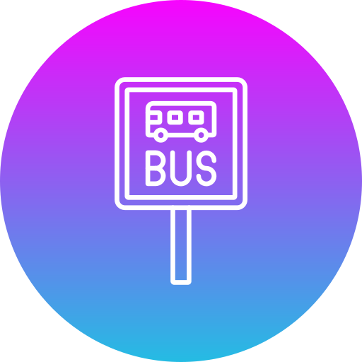 Bus stop free icon