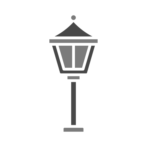 Уличный фонарь бесплатно иконка