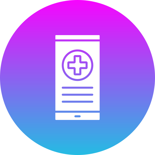 aplicación médica icono gratis