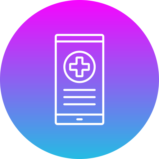 aplicación médica icono gratis