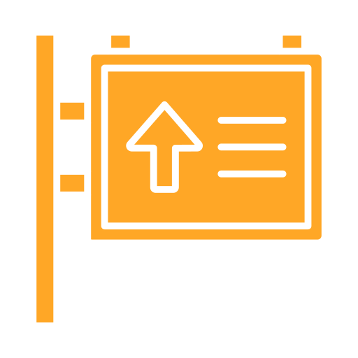 letrero icono gratis